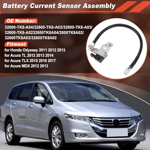 INFINAUTO Battery Current Sensor Assembly for Honda Odyssey 2011 2012 2013 Battery Sensor Cable for Acura TL TLX MDX Replaces 32600-TK8-A04 32600-TK8-A02
