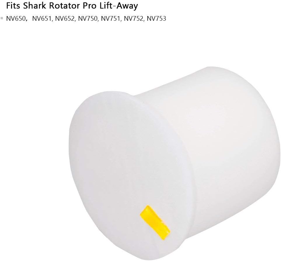 I-clean Replace Shark NV752 Filters, Filter Kits Compatible With Shark Rotator Powered Lift-Away Vacuum AZ1002,NV750, NV750W, NV751, NV650, NV651, NV650W,APEX AX950, AX951, AX952,4 Foam + 2 Post Filters