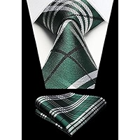 Ensemble Cravate Et Mouchoir De Poche Vesuvio Napoli – Noir Gris Blanc – Mariage