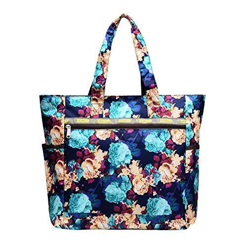 Nylon Large Lightweight Tote Bag Shoulder Bag for Gym Hiking Picnic Travel Beach