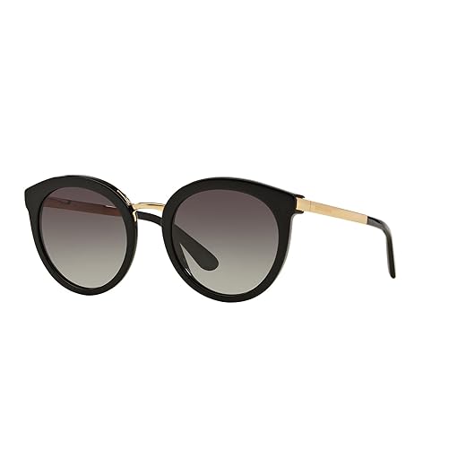 Dolce & Gabbana Óculos de Sol Feminino Clássico Cinza Gradiente Proteção UVA
