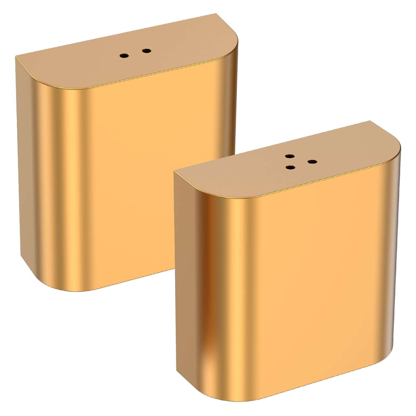 2PCS Salt and Pepper Shakers Set, Small Spice Containers for Camping,Stainless Steel Spice Dispenser, Salt Pepper Shaker Set Modern, Salt Shaker Set(