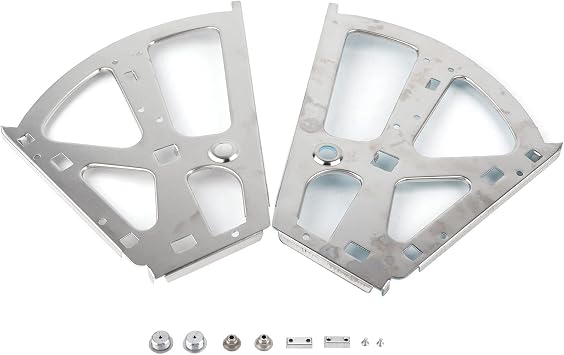 Jeanoko Stainless Steel Shoes Drawer Cabinet Hinges Turing Rack Replacement Fittings, Easy to Install, Fits Most Shoe Racks, 3 Types Available 2 Tier