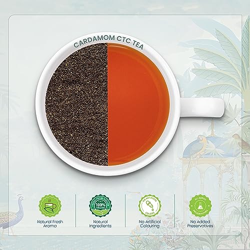 Image of Dabri Cardamom Elaichi CTC Tea 250gm Pouch | Pure Natural Elaichi Chai | Rich in Antioxidants | Supports Digestion | Detox Tea | Helps Reduce Cavities | Strong Aroma & Authentic Taste