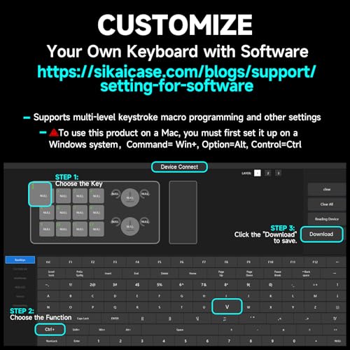 Teclado macro programable USB Bluetooth 2.4G con ajustes de brillo para cadenas de caracteres 2