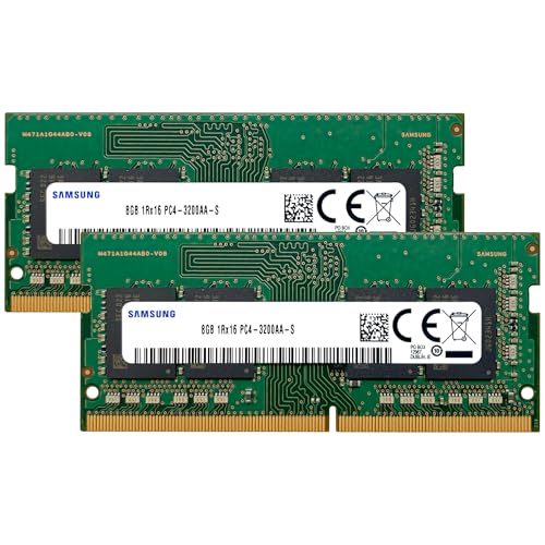 Micron Mémoire RAM DDR4 pour ordinateur portable 16 Go 3200 MHz PC4-25600 260 broches SoDimm MTA8ATF2G64HZ-3G2E2