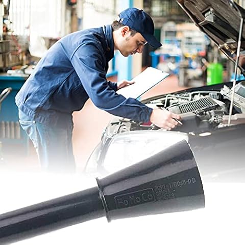 Car Oil Gasoline Diesel Fuel Filter Funnel, Fuel Filling Funnel Replacement, Gasoline Funnel Fuel Filter Funnel for Fo-rd Filling Funnel 1670446 Cover