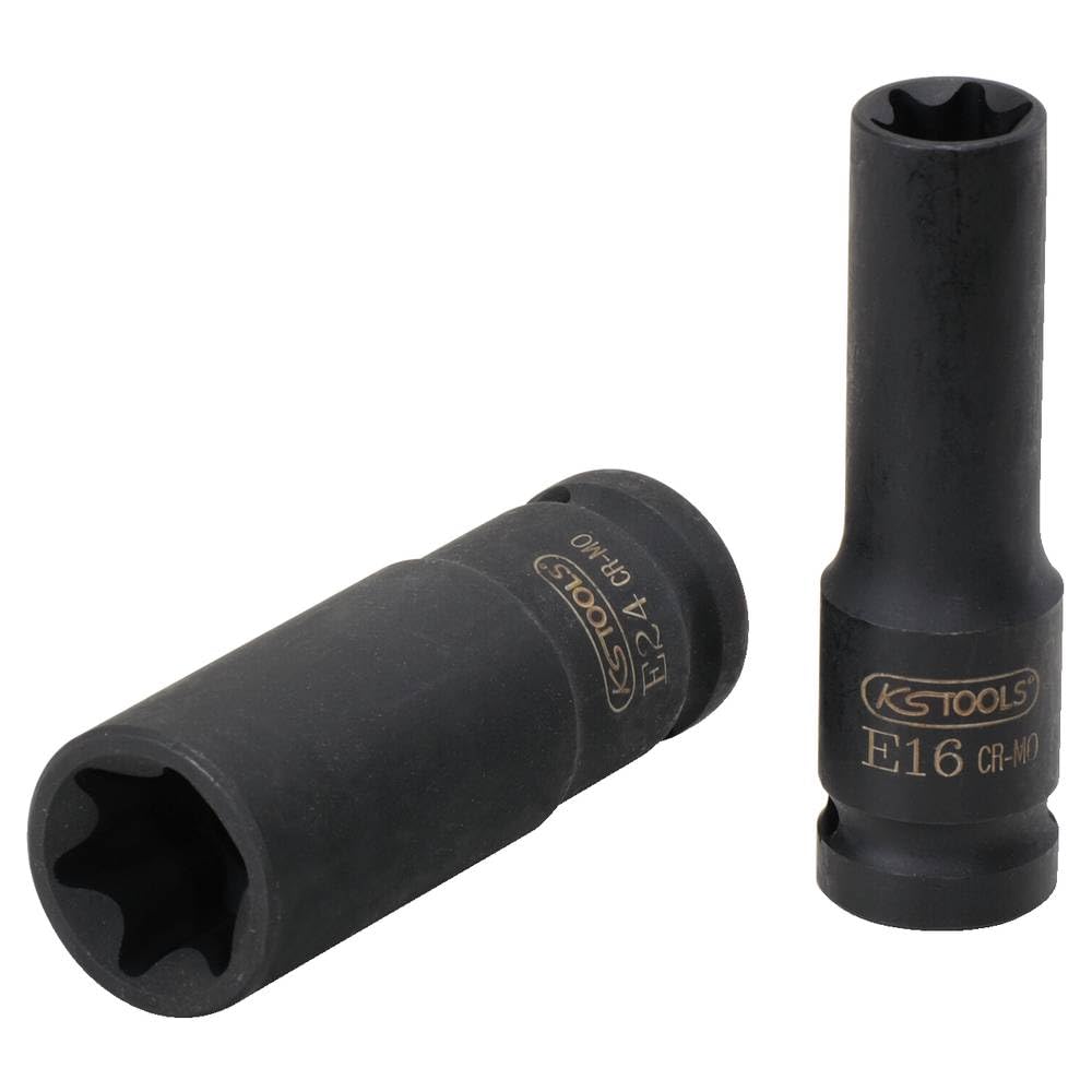 KS Tools 515.1059 1/2" TX-E-Kraft-Stecknuss, lang, E24