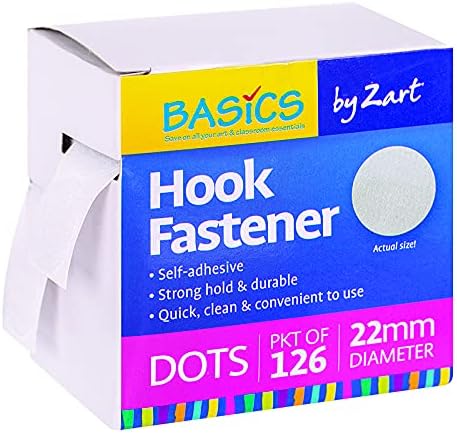 Hook Only Fastener Dots 125-Pieces