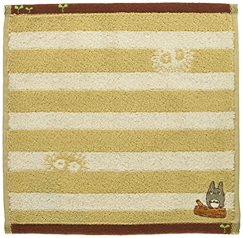 丸眞 ミニタオル ジブリ となりのトトロ シンプルトトロ ベージュ 約23×23cm 1045007200