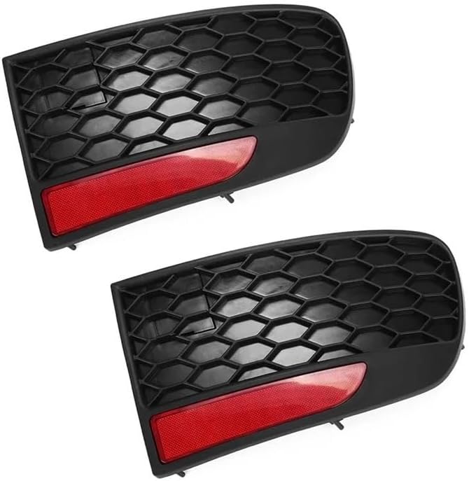 Car Bumper Tail Reflector Rear Fog Light Lamp Cover Trim Insert Garnish 735362675 735362640 Compatible With Fiat Mk2B Punto 03-10