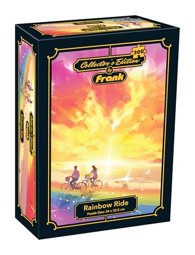 Image of Frank Rainbow Ride 300 Pieces Jigsaw Puzzles | Collector's Edition | Travel Friendly Mini Puzzles | Realistic Illustration Puzzle | Game for Focus & Memory | for Adults & Teenagers
