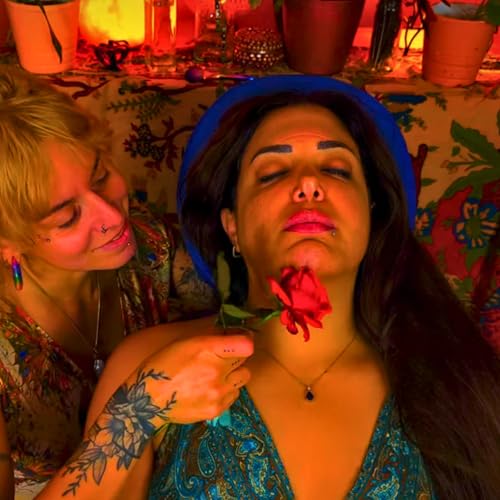 Relaxing real person flower ASMR