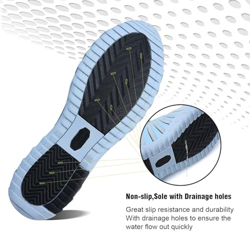 Image of YALOX Water Shoes Men's Women's Swim Shoes Outdoor Beach Barefoot Quick-Dry Aqua Pool Socks Swimming Yoga Surfing Exercise