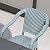 PURPLE LEAF 7 Pieces Outdoor Dining Set Patio Furniture Set with Large Aluminum Table and French Wicker Chairs for Garden Backyard Light Blue Patio Dining Set