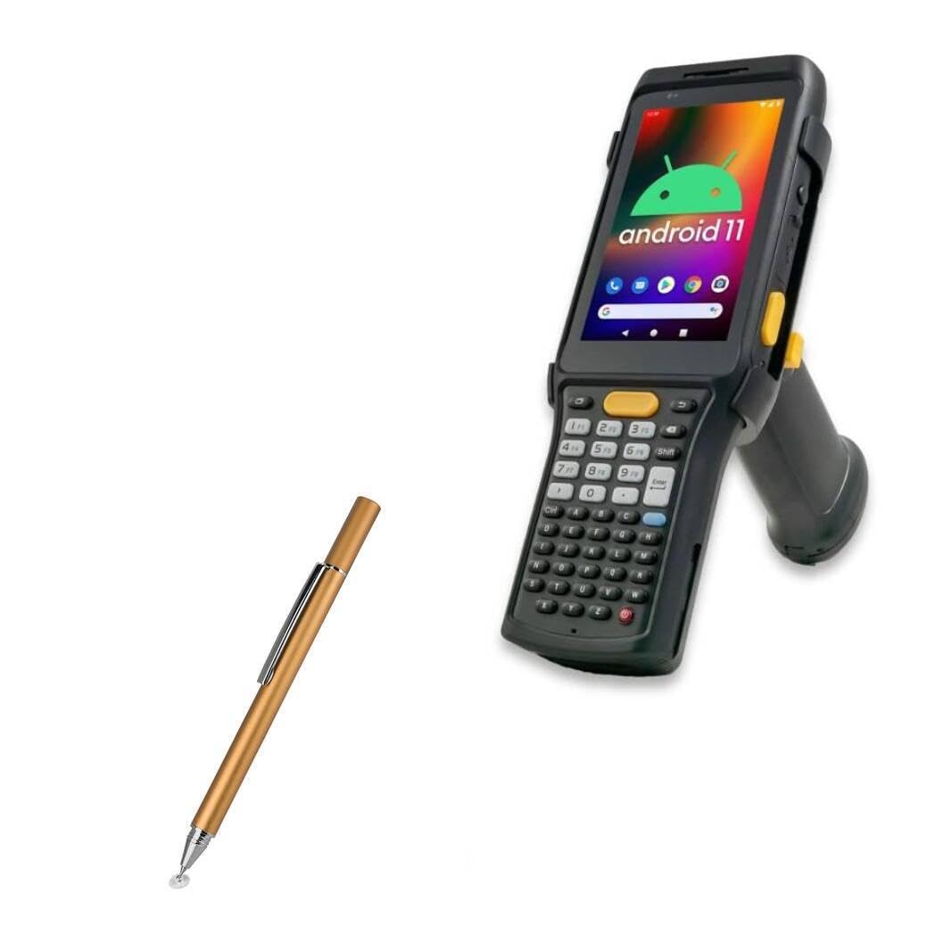 BoxWave Stylus Pen Compatible with Chainway C61 UHF RFID Reader - FineTouch Capacitive Stylus, Super Precise Stylus Pen - Champagne Gold