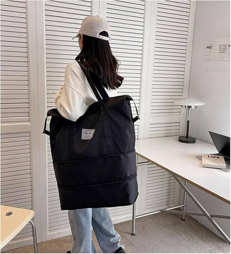 Beente Travel Bag With Wheels,Carry on Duffle Bag with Wheels, 2025 New Large Capacity Travel Bag - Universal Wheel Removable (Violet Blue)4