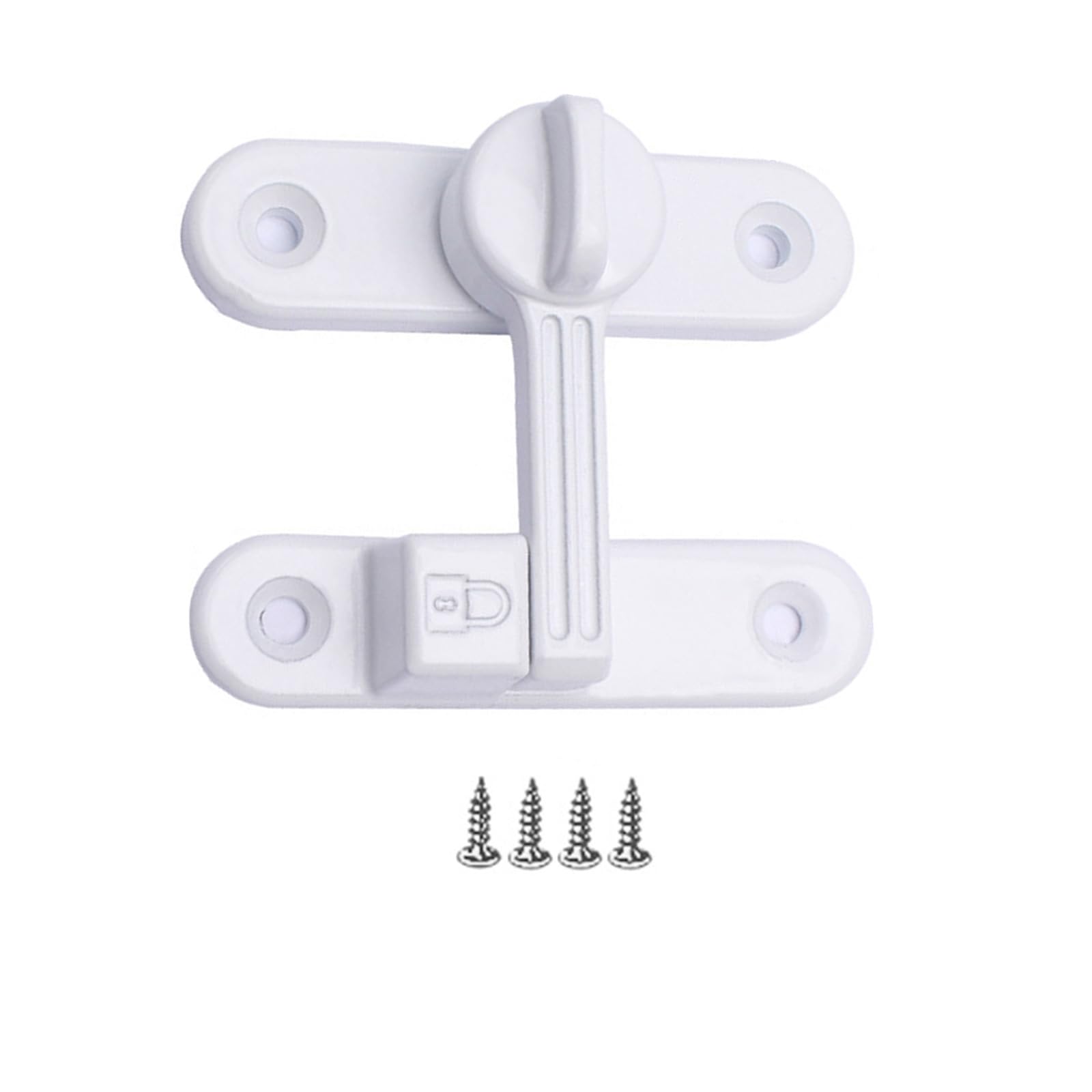 Antitheft Barn Door 90/180 Degree Sliding Door Zincs Alloy Flipping Protect Hardware Privacy Bolts