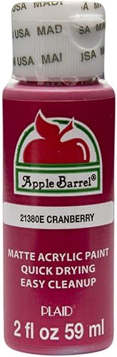 Vista 94 de Apple Barrel 20501 Pintura acrílica, 2 onzas, rojo brillante. paquete de 2