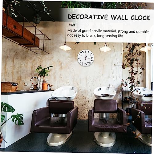 Horloge murale pour salon de coiffure décorative et moderne