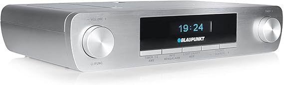 Blaupunkt KRD 100 - Radio De Cuisine Bluetooth Avec DAB Et FM PLL - Multiécran Avec Horloge, 20 Stations Mémorisables - Radio Numérique Encastrée Avec Lumière LED Et 2 Minuteurs Arrière