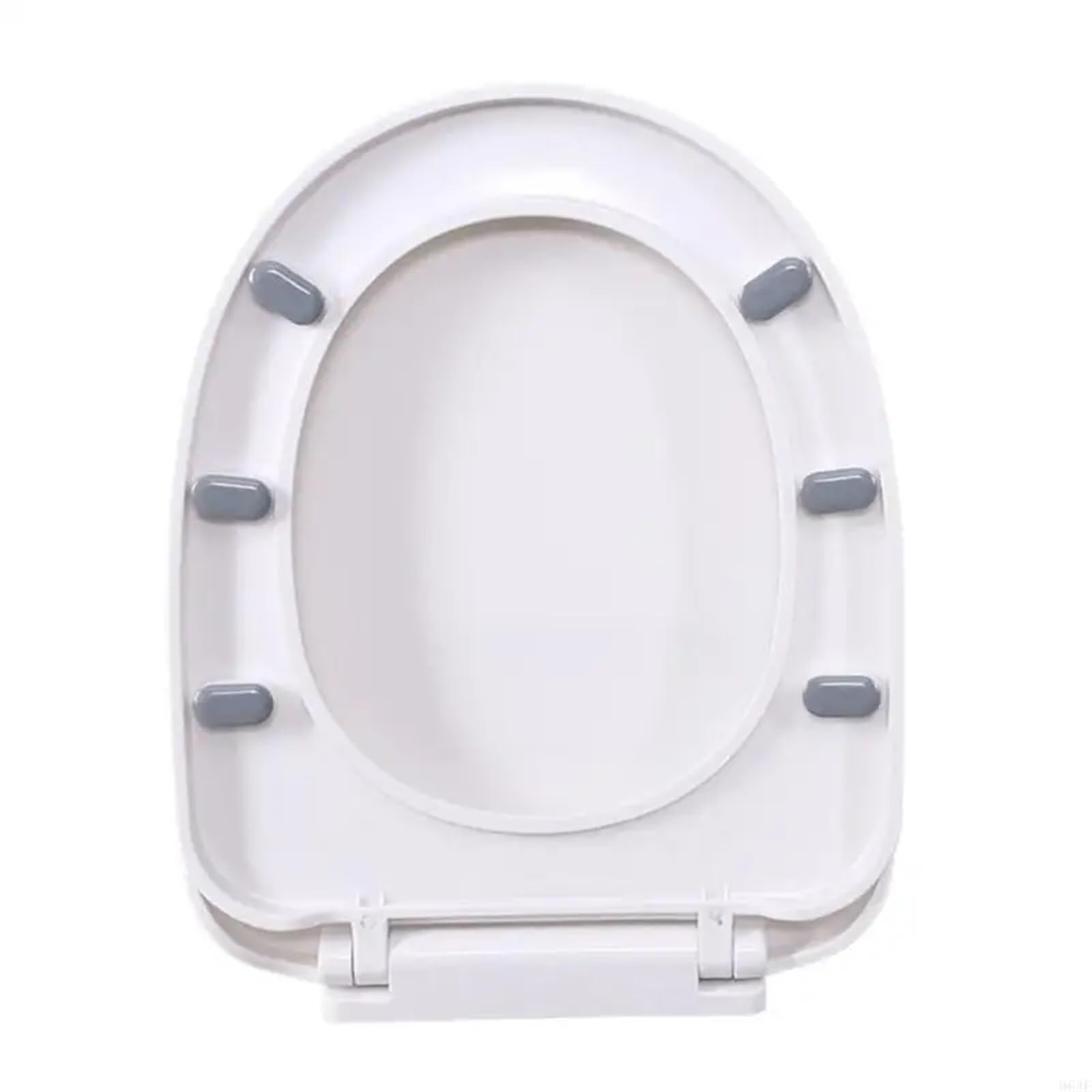 Ladfrtyu One Color Soft Close Toilet Seat Toilet Lid Slow Close Portable Down Seats Cover Thickened Bathroom Home Accessories Abs Texture(U Shaped)