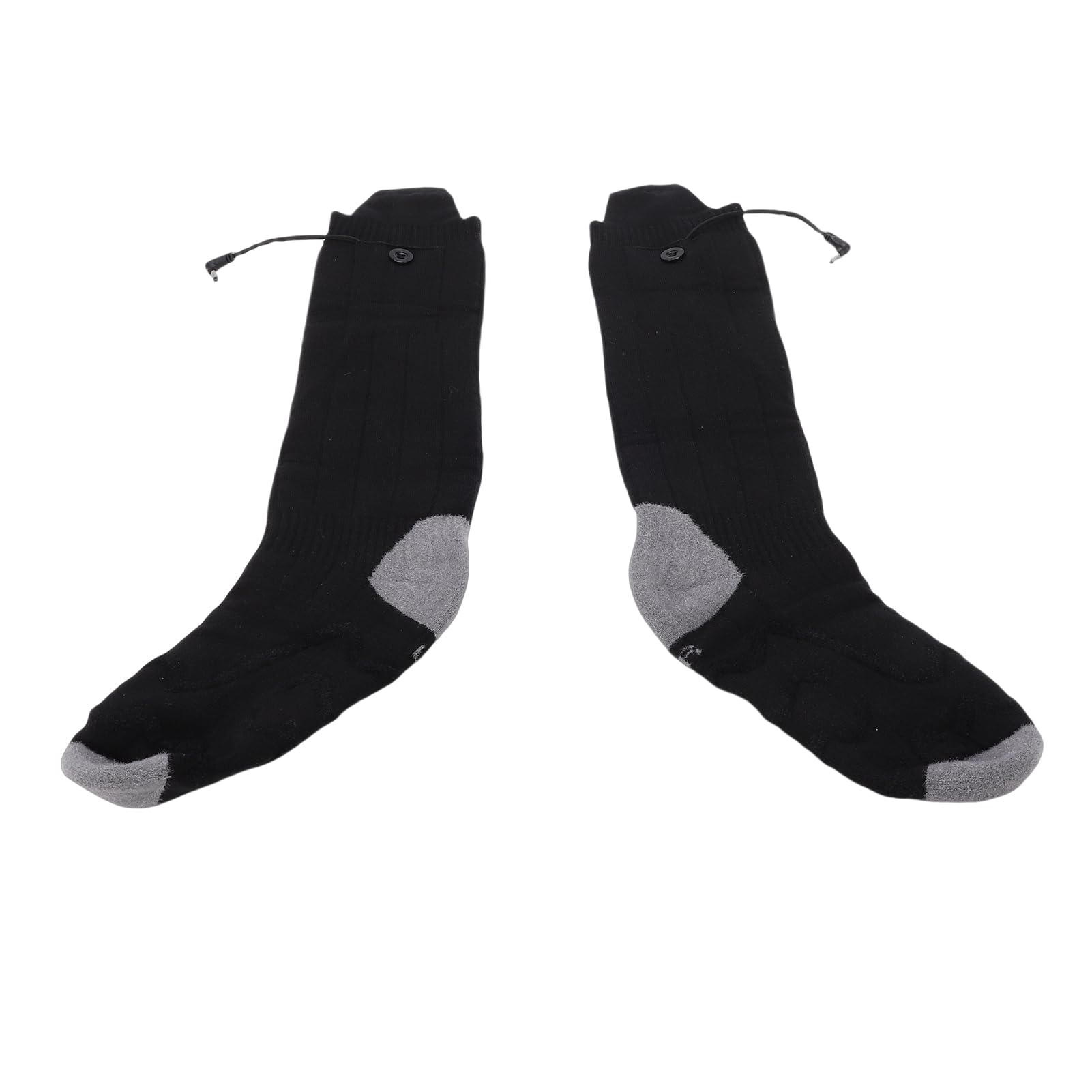 Haofy Chaussettes Chauffantes Rechargeables en Matériau Modal pour Le Ski, la Randonnée, Batterie 5000 MAh avec 4 Niveaux de Chaleur Réglables pour Les Déplacements Quotidiens en Hiver, Les