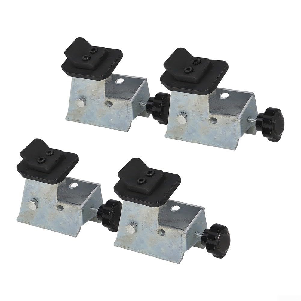 Universelles Motorrad Reifenwechsel Adapter Set, | 4 Klemmbacken 44mm Backenbreite für Wuchtmaschine, Robustes Eisenzubehör mit Rutschfesten Pads für ATV Scooter für e-bike