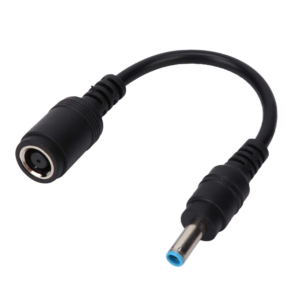 KIMISS Adattatore di Conversione 7.4 x 5.0 mm Femmina a 4.5 x 3.0 mm Maschio per HP/Dell - Cavo da 15 cm di Lunghezza