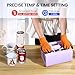 Tumblers Heat Press, Auto Tumbler Mug Press Machine 30oz 20oz 16oz Sublimation Tumblers Press Glass Jar Cans, DIY Heat Transfer Press Vinyl for 2.95-3.34inch Coffee Mugs (Auto Purple)