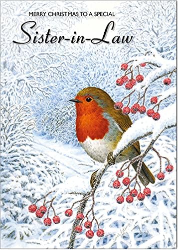 Olivia Samuel Sister in Law Christmas Card - Medium Sized Card
