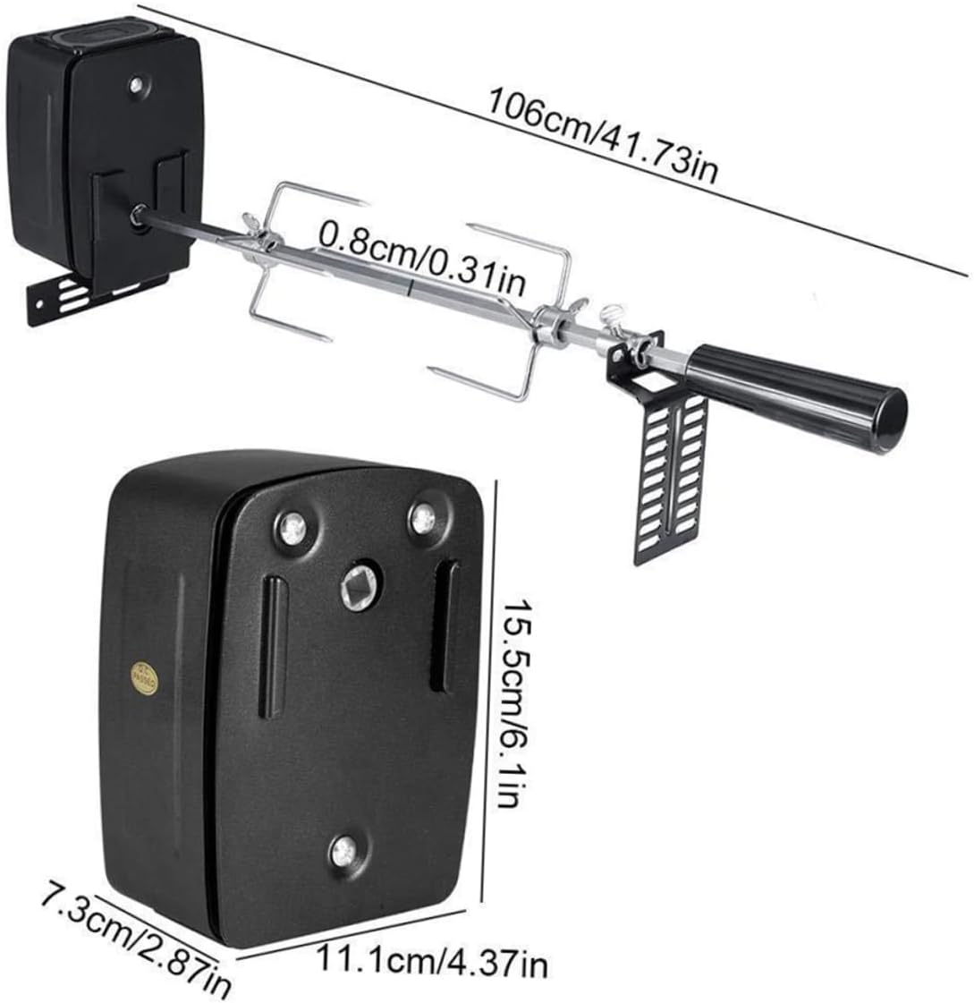 VANZACK Electric Barbecue Grill Universal BBQ Tool for Outdoor Cooking Heavy Duty Design Non-Stick Cooking Surface for Camping and Backyard Parties