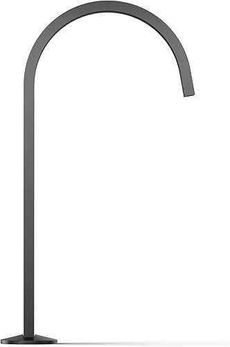 Miniatura 6 de Kohler K-77966-BL Components - Caño alto para lavabo de baño con diseño de cinta, color negro mate Mate negro