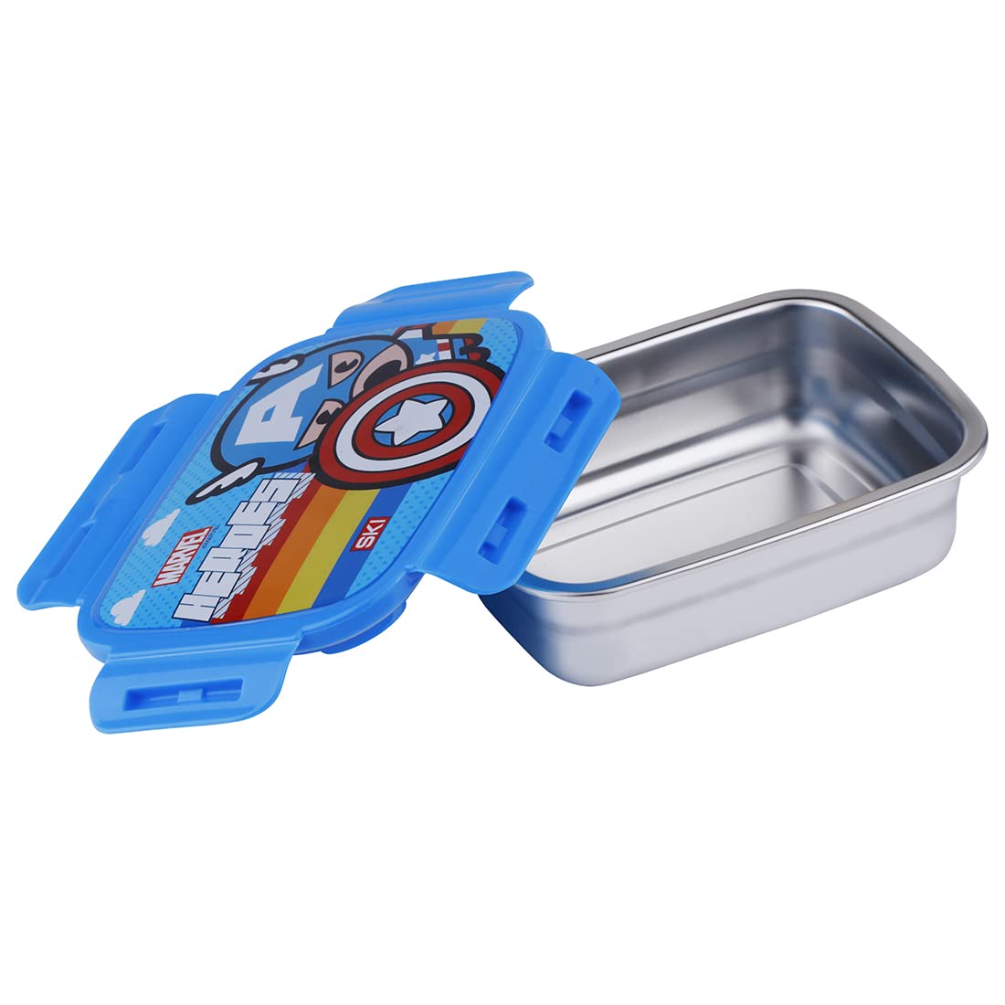 Captain America Steel Lunch Box Set - 2 Boxes -2
