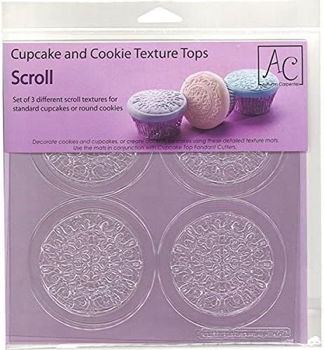 Autumn Carpenter Designs Cupcake Top Impression Mat Set - Scroll