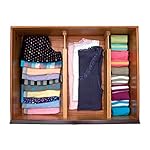 Lipper International 8895 Bamboo Wood Custom Fit Adjustable Dresser Drawer Dividers, Set of 2 - Image 3
