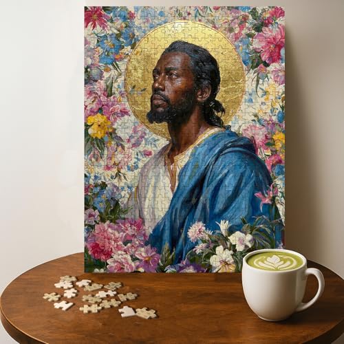 Casse-Tête Bois Noir Christian Black Lives Matter, 500 Pièces, 20x15 po