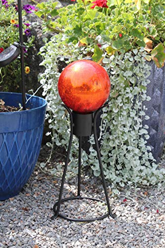 Achla Designs Gbs-14 Trestle Ii Gazing Globe Ball Stand, 13 1/2-In H, Black #TOP3