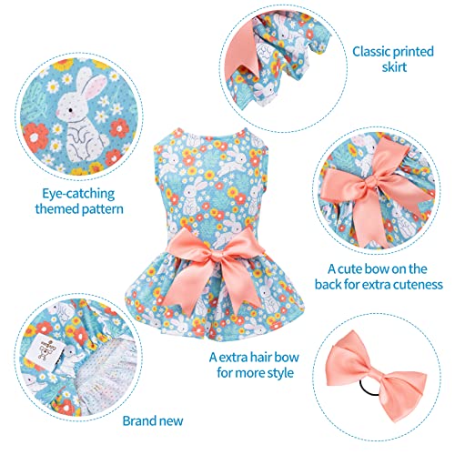 Image of CuteBone Dog Mesh Dress Puppy Sundress Pet Outfit Summer Fashion for Small Dogs Girl Cat Clothes
