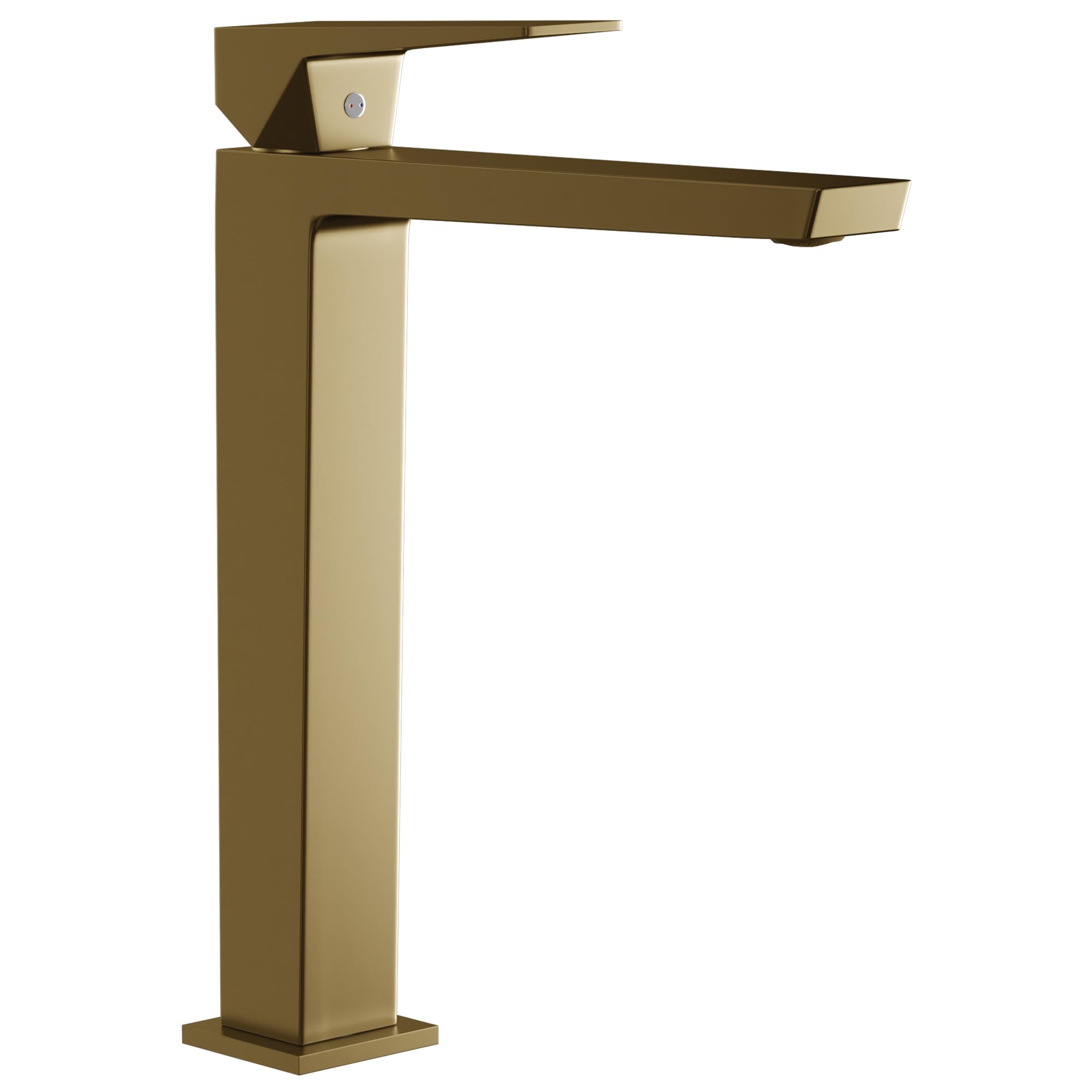 Wasserhahn Bad Einhandmischer, Anti-Spritz Waschtischarmatur Armatur, Badezimmer Sanfte Wasserstrahl Waschbecken Waschtischarmatur, Gold, Auslauf Höhe 230 MM