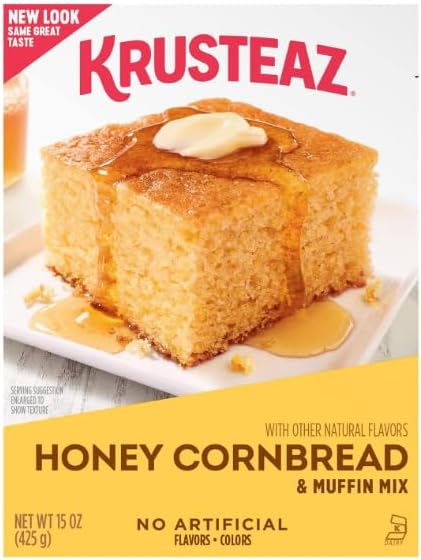Krusteaz's Honey Cornbread & Muffin Mix 15 oz Box w/Exit 28 Bargains Sticker
