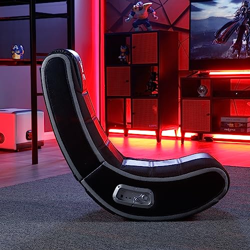 X Rocker Se 2.1 Floor Rocker - Bluetooth Gaming Chair With Immersive Audio With Speakers & Subwoofer - Ergonomic Design - Comfortable Floor Rocker Chair For Gaming & More - Black #TOP2