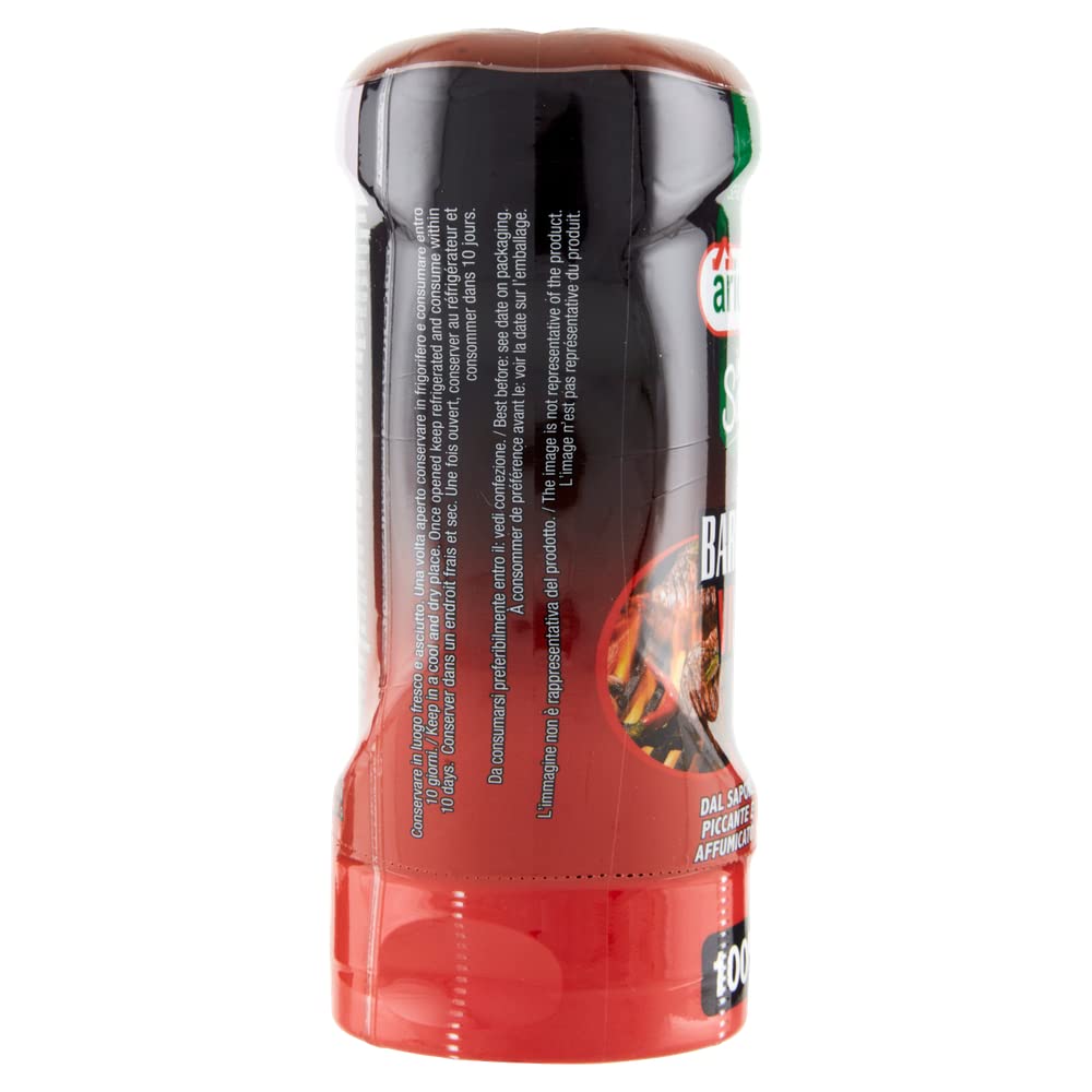 Italian Gourmet Salsa Barbecue Vivace BBQ würzig glutenfrei 10 x 315g | Mit italienischen Tomaten, gusto affumicato e piccante, cremige Grillsoße, Gesamtnettogewicht 3,15 kg + Kostenlos Polpa 400g