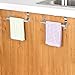 Towel Rack Over Door Cabinet Shelf Rack Stainless Steel Bar Bathroom Kitchen Hanging Holder Home Storage Kitchen Tools,S
