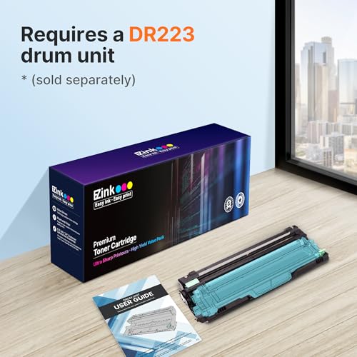 E-Z Ink Compatible Toner Cartridge Replacement for Brother TN227 TN-227 TN227bk TN223bk TN223 use with MFC-L3770CDW MFC-L3750CDW HL-L3230CDW HL-L3290CDW HL-L3210CW MFC-L3710CW (1 Black)