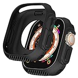 BOTOMALL Carbon Fiber Pattern Bumper Compatible with Apple Watch Case Series 8 Ultra 49mm,Military G