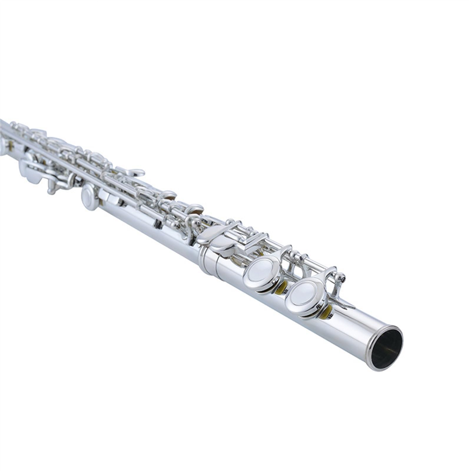 Set di flauti, Strumento a fiato in Do, Placcato Argento, 16 Fori con Chiave di Mi, Adatto ai Principianti.,