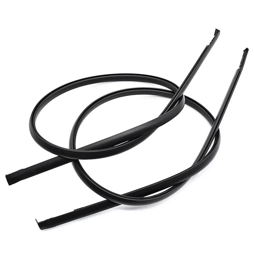 Bgdolpbu One Color Spare Parts 2Pcs Roof Rubber Strip For Toyota Corolla 2004-2007 Waterproof Rain Seal 75555-12120