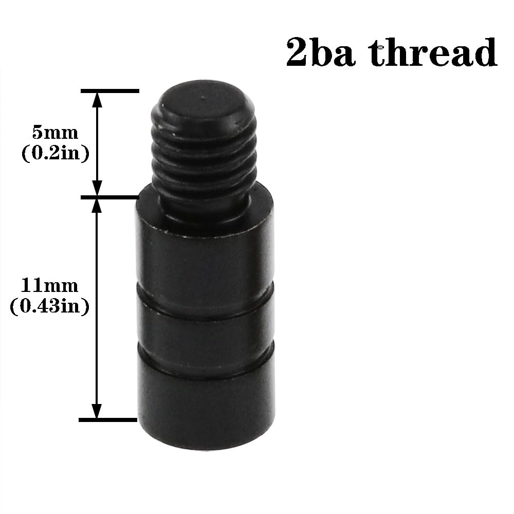 AYLIFU 9 Pieces 2g Brass Dart Weights 2BA Thread for Dart Counterweight Tools Black/Silver/Brass