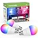 Produktbild Novostella 3 Pack Smart Lampe B22 Alexa Glühbirnen Dimmbar RGB, 7W LED Wlan Smart Birne Google Home IFTTT, Timing Tunable White 2700K-6500K, 600lm, Fernbedienung von iOS & Android [Energieklasse A+]